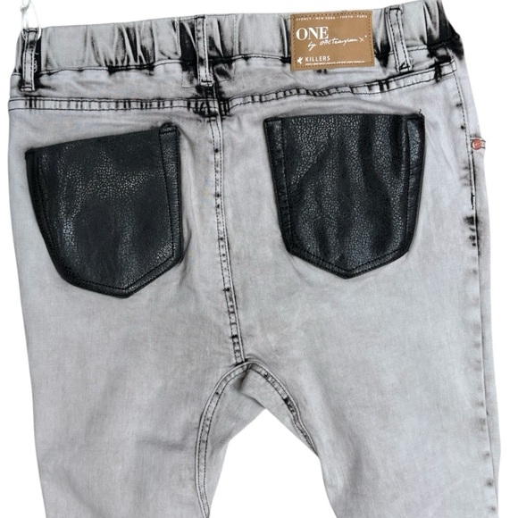 One Teaspoon Harley Killers Jeans Size 28, NWT, Harem Style Cropped Length - Picture 10 of 12